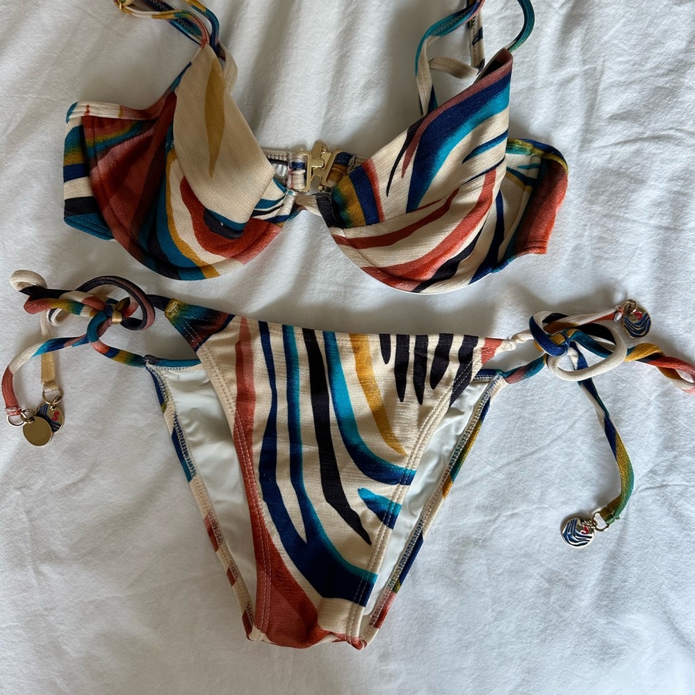 bikini set from Brazil size L on top M on bottom